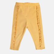 Girls Yellow Pack Of 1 Jegging