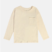 Boys Beige Knit T-Shirt