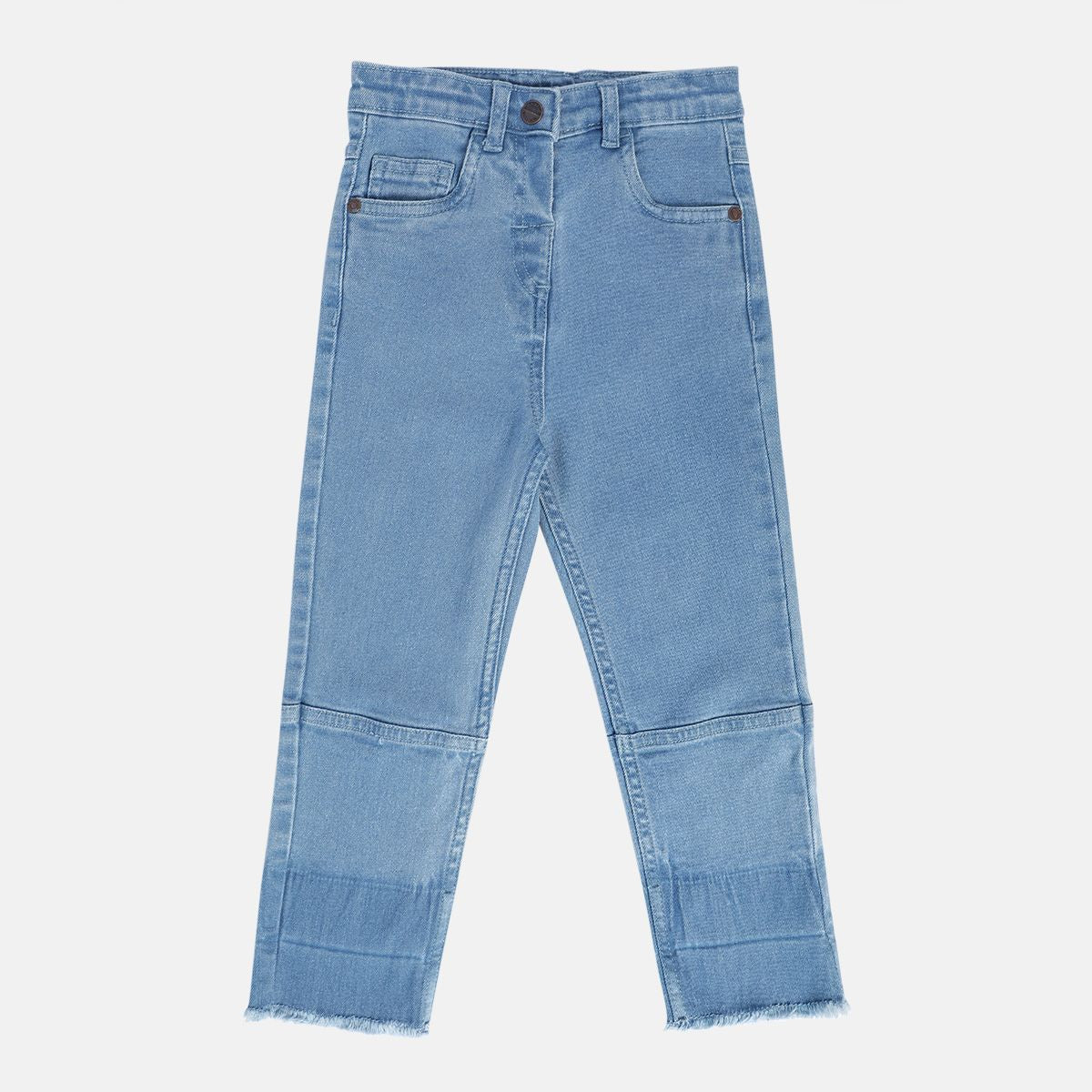 Girls Blue Pack Of 1 Denim Pant