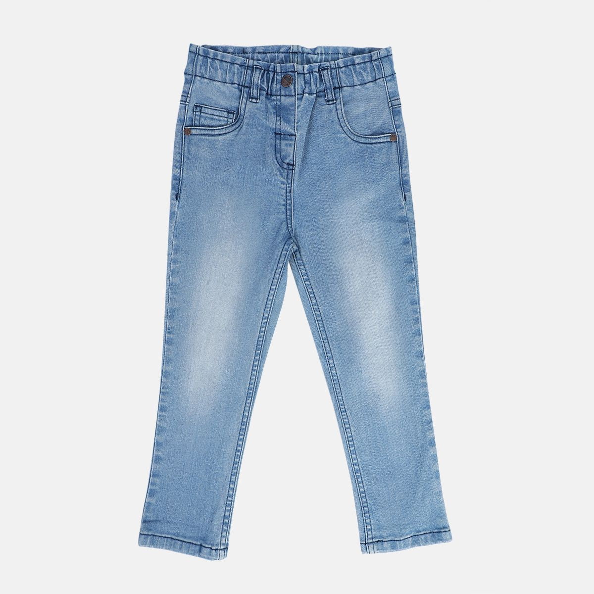 Girls Blue Pack Of 1 Denim Pant