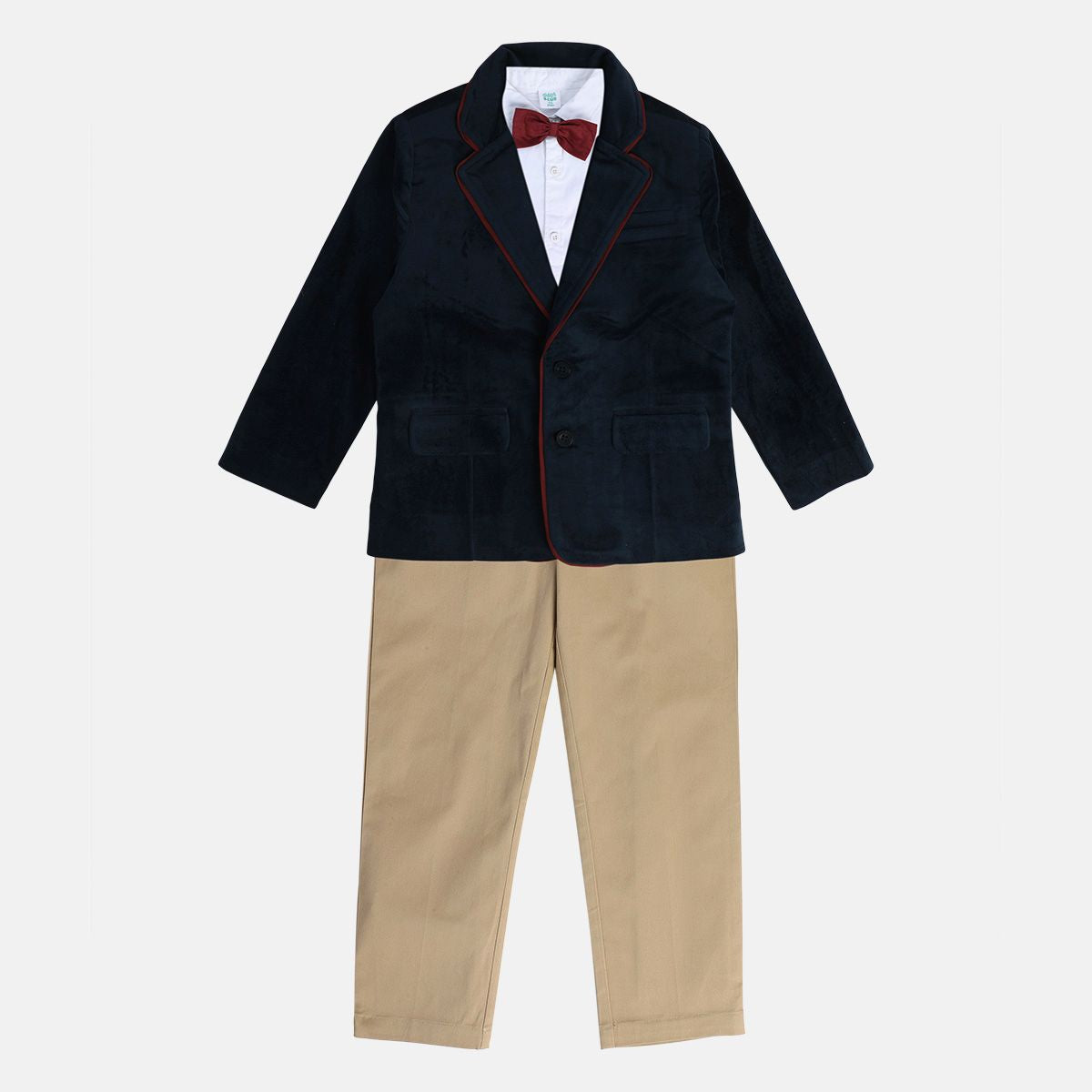 Boys Multicolor Pack Of 4 Coordinate Set