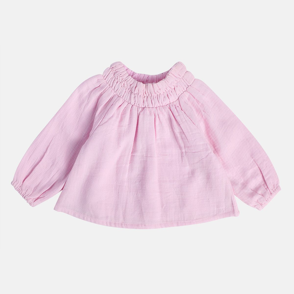 Girls Pink Pack Of 1 Woven Top