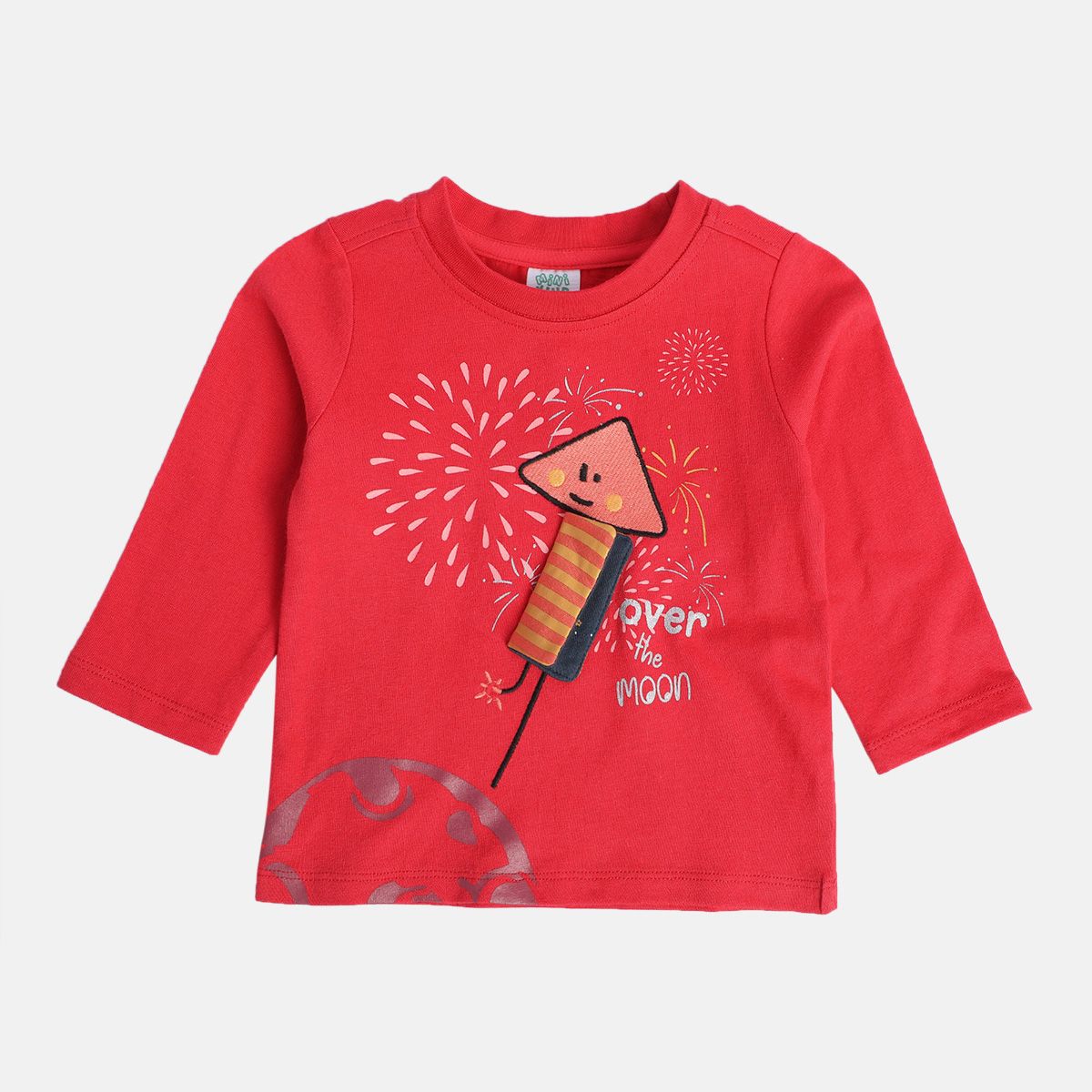 Boys Red Pack Of 1 T-Shirt