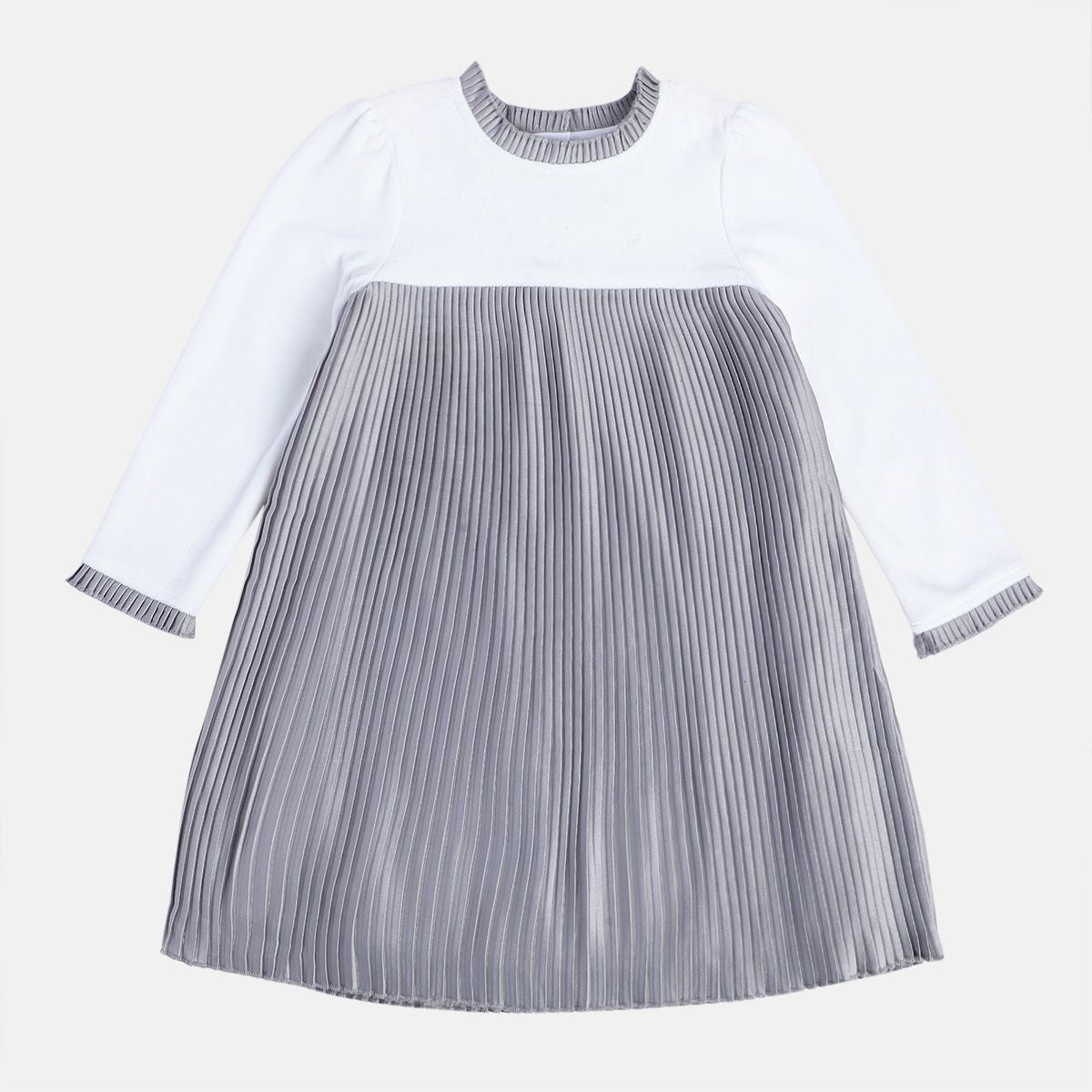 Girls Silver Pack Of 1 Dress