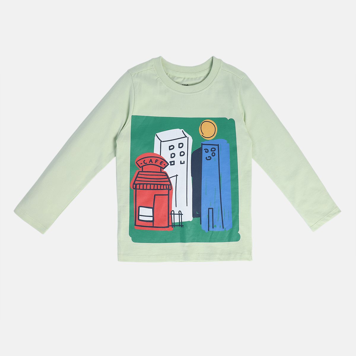 Boys Green Knit T-Shirt