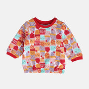 Girls Multicolor Pack Of 1 Sweat Shirt