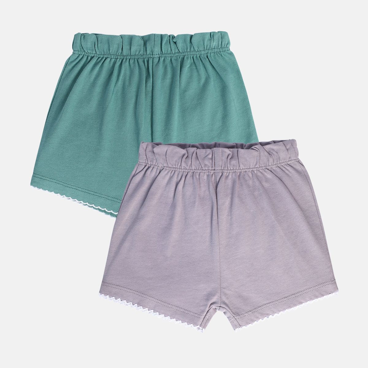 Girls Multicolor Pack Of 2 Shorts