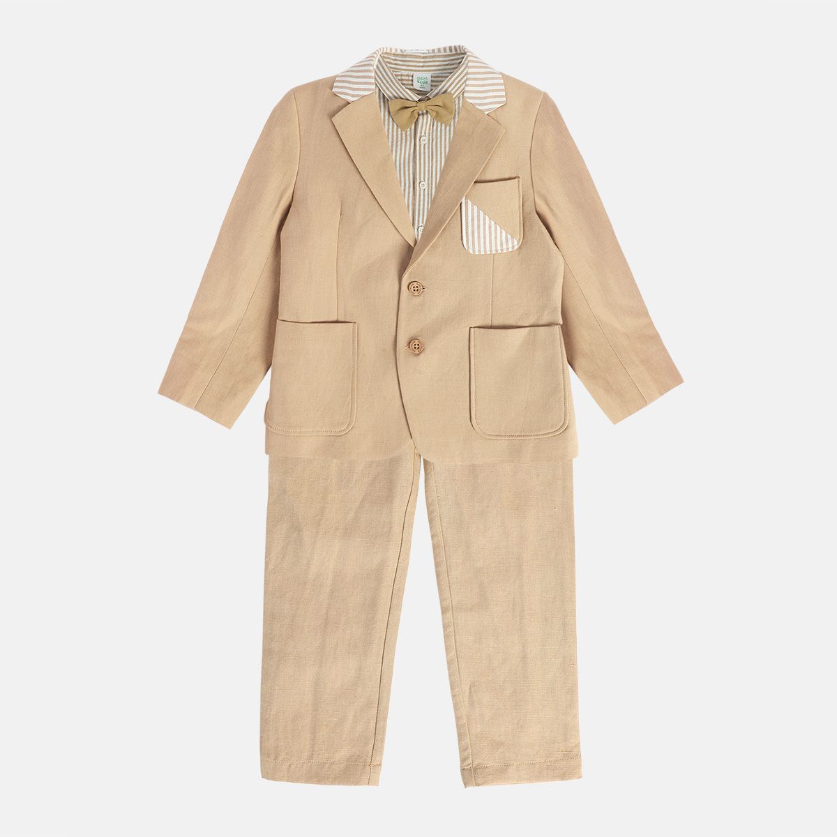 Boys Brown Pack Of 4 Coordinate Set