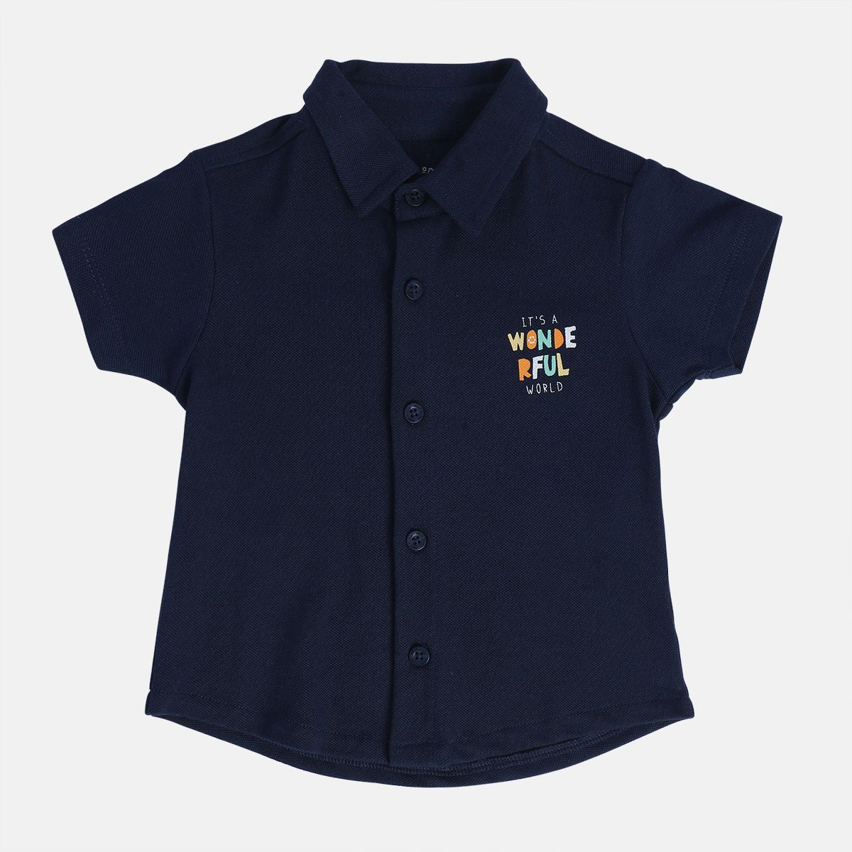 Boys Blue Pack Of 1 Shirt