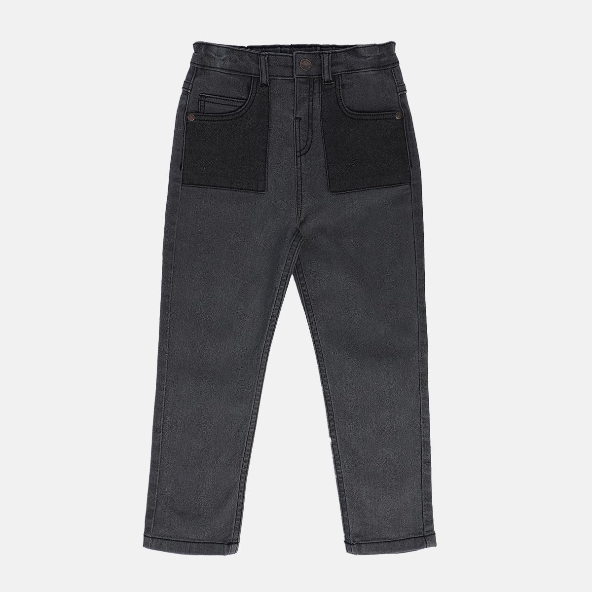 Boys Grey Pack Of 1 Denim Pant