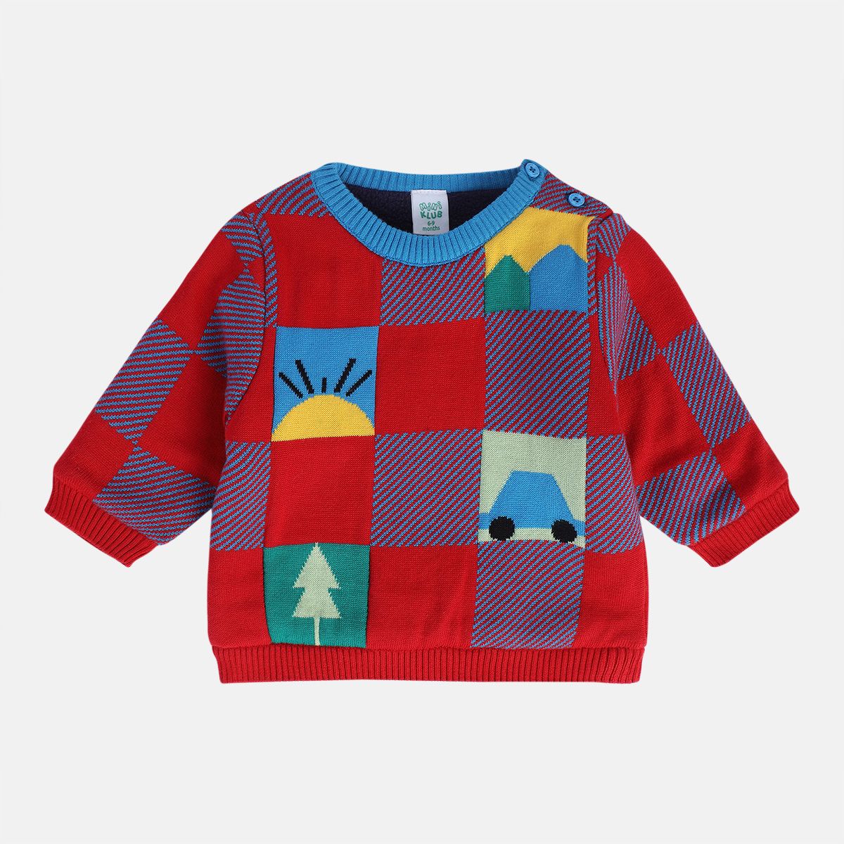 Boys Red Pack Of 1 Sweater
