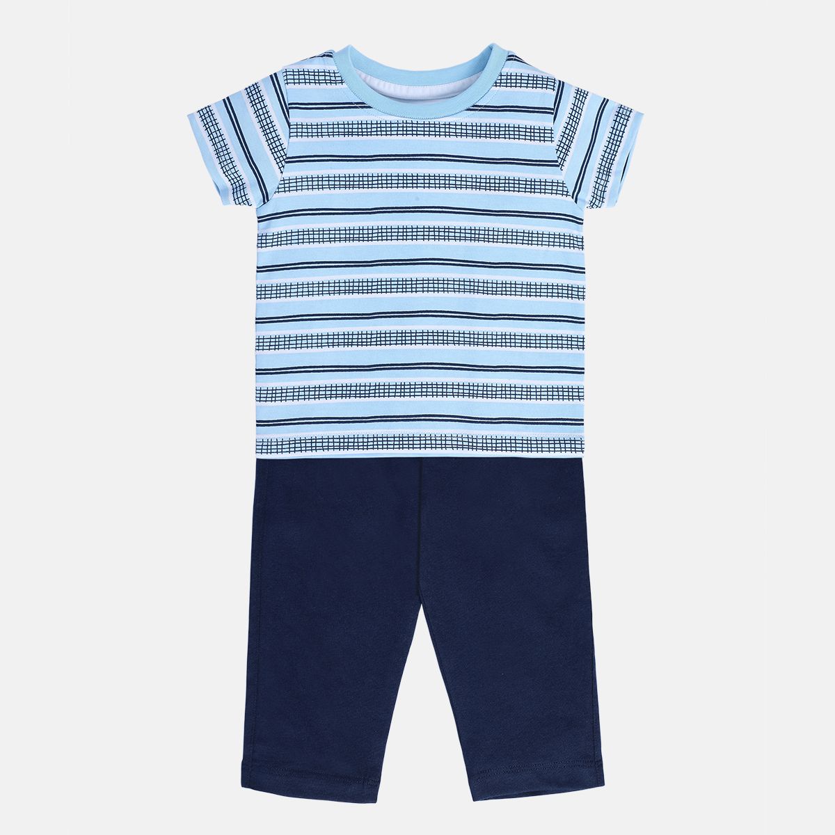 Boys Blue Pack Of 2 Top And Bottom