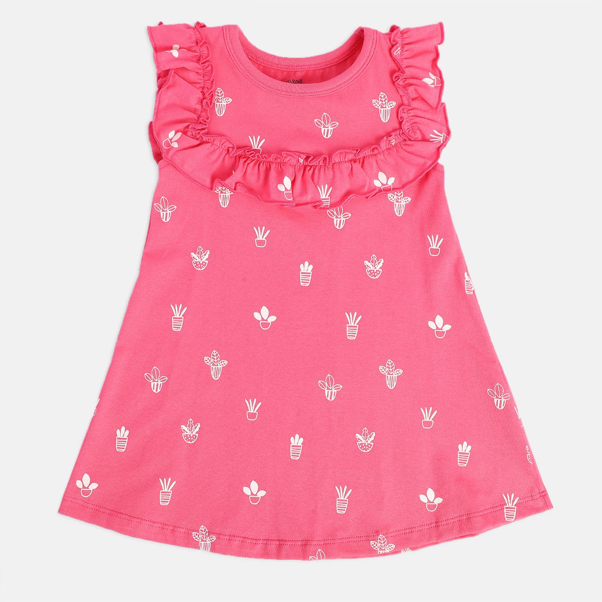 Girls Pink Pack Of 1 Dress