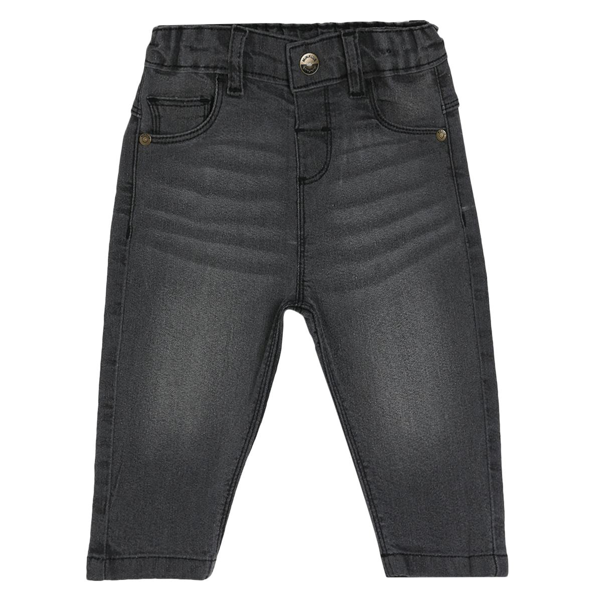 Boys Grey Pack Of 1 Denim Pant