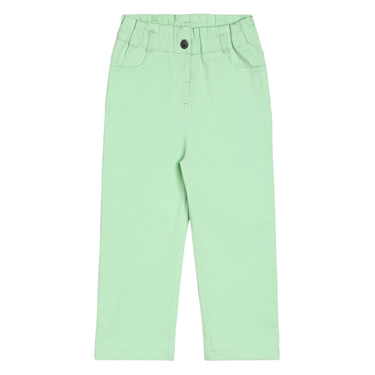 Girls Green Pack Of 1 Woven Pant