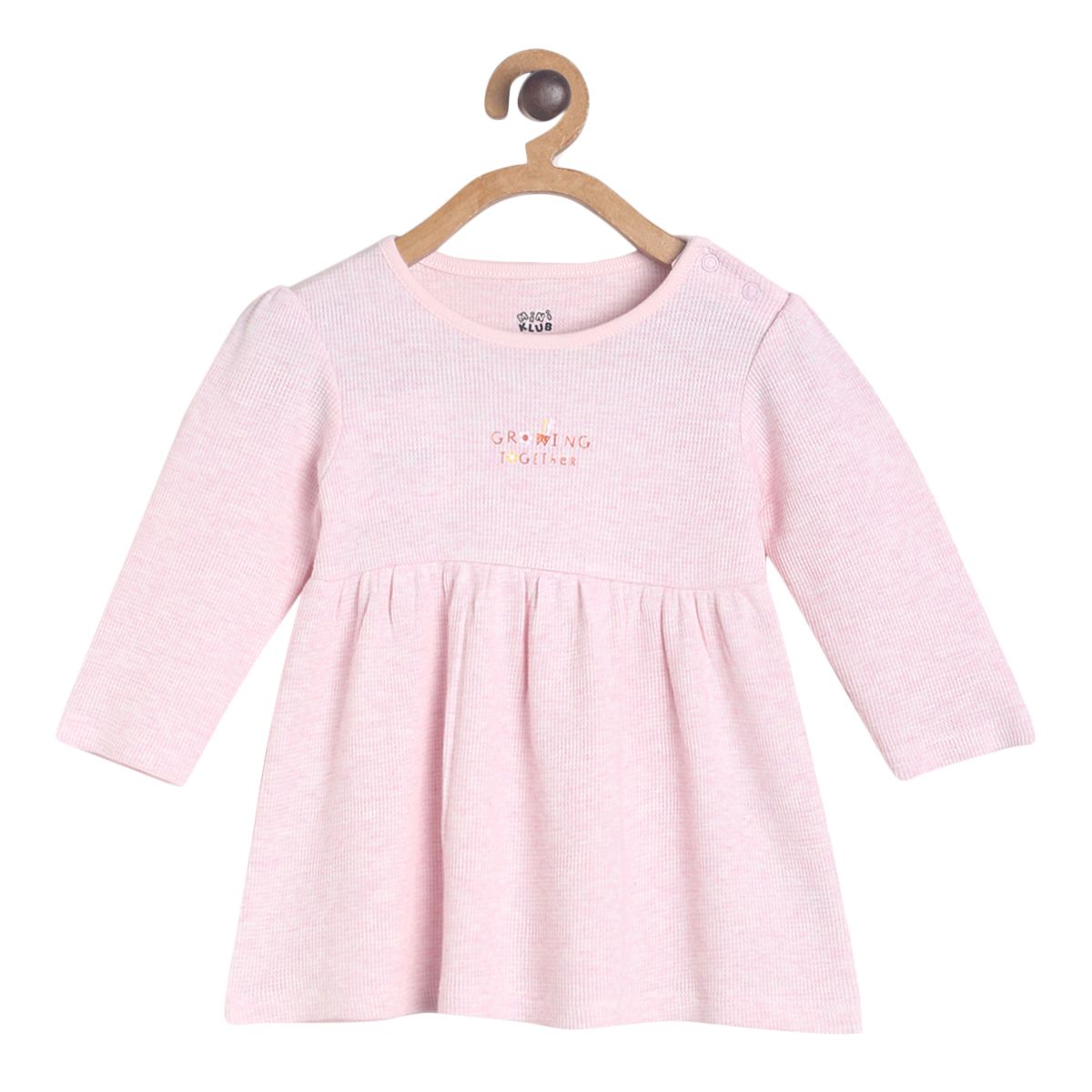 Pack of 1 knit dress - pink for 0-3 Months