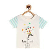 Boys Marshmellow Pack Of 1 T-Shirt