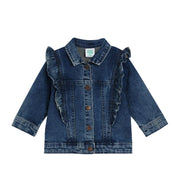 Girls Mid Blue Pack Of 1 Jacket