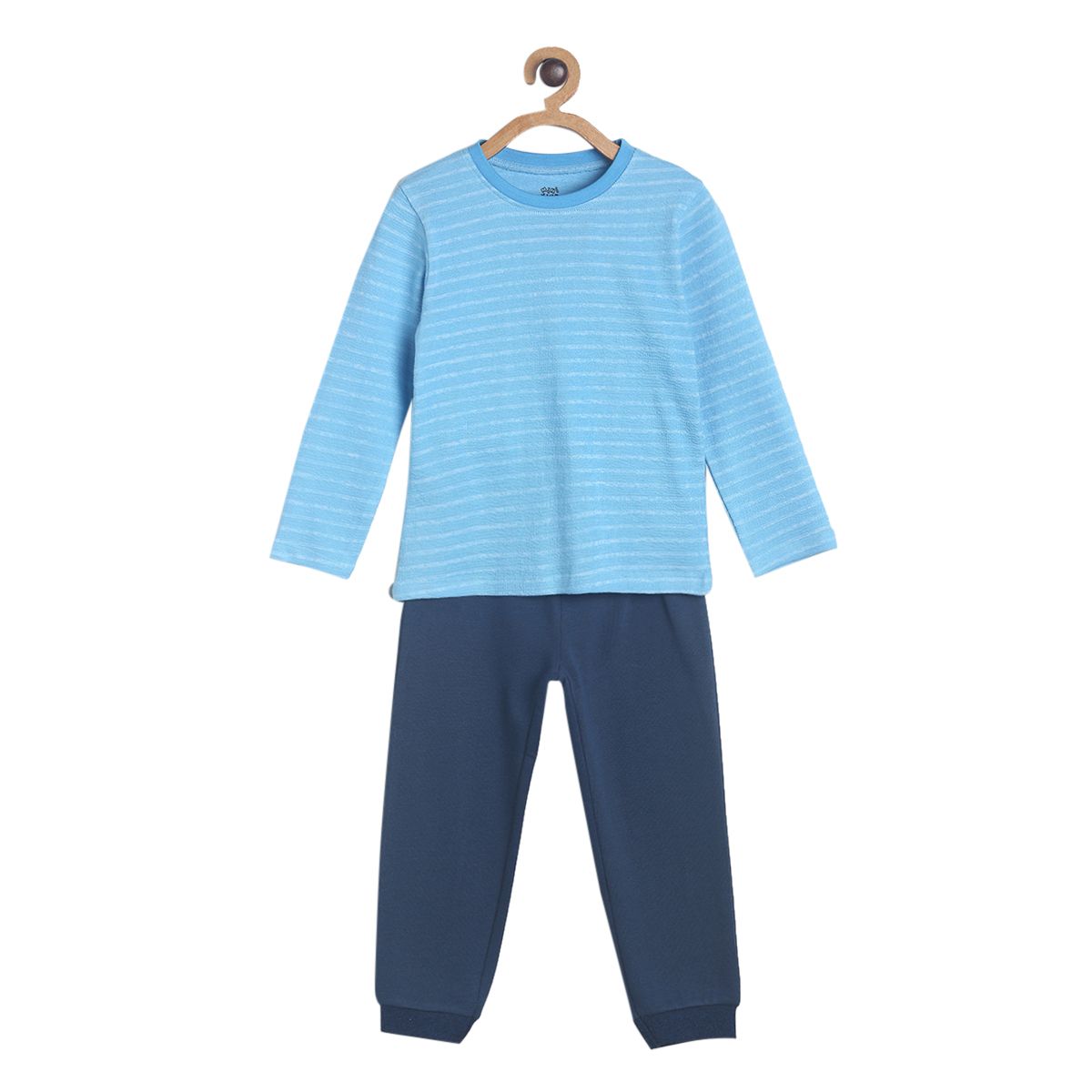 Pack of 2 t-shirt and bottom - blue for 3-6 Months
