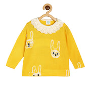 Girls Yellow Pack Of 1 Sweater