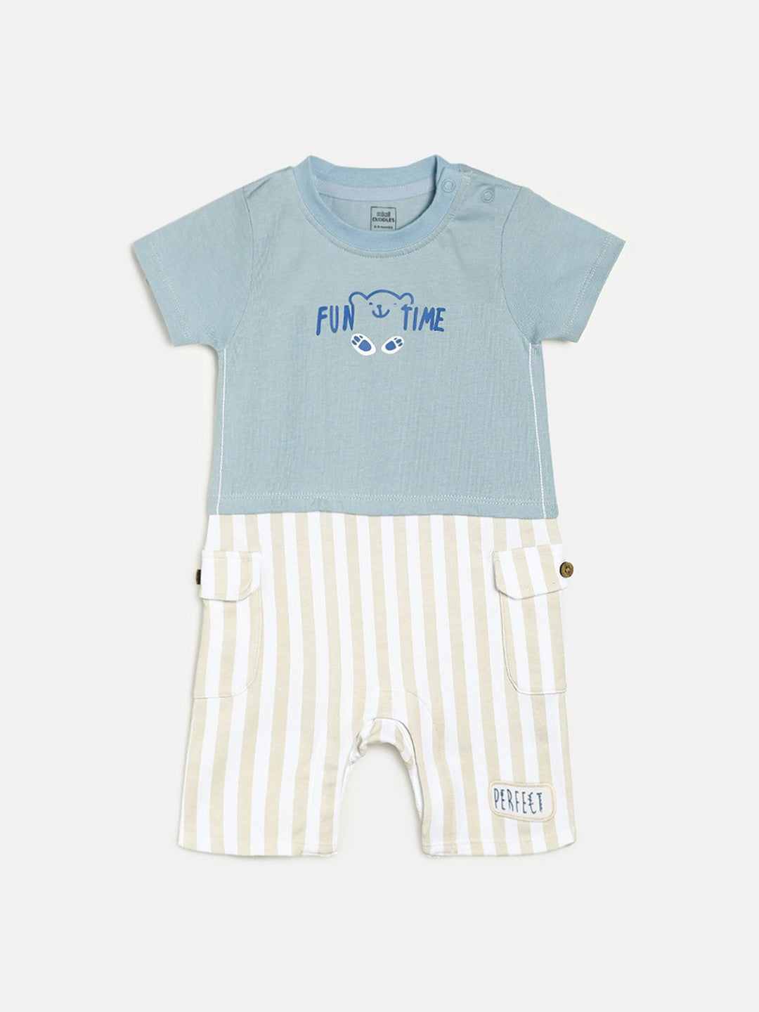 Boys Blue Rompers