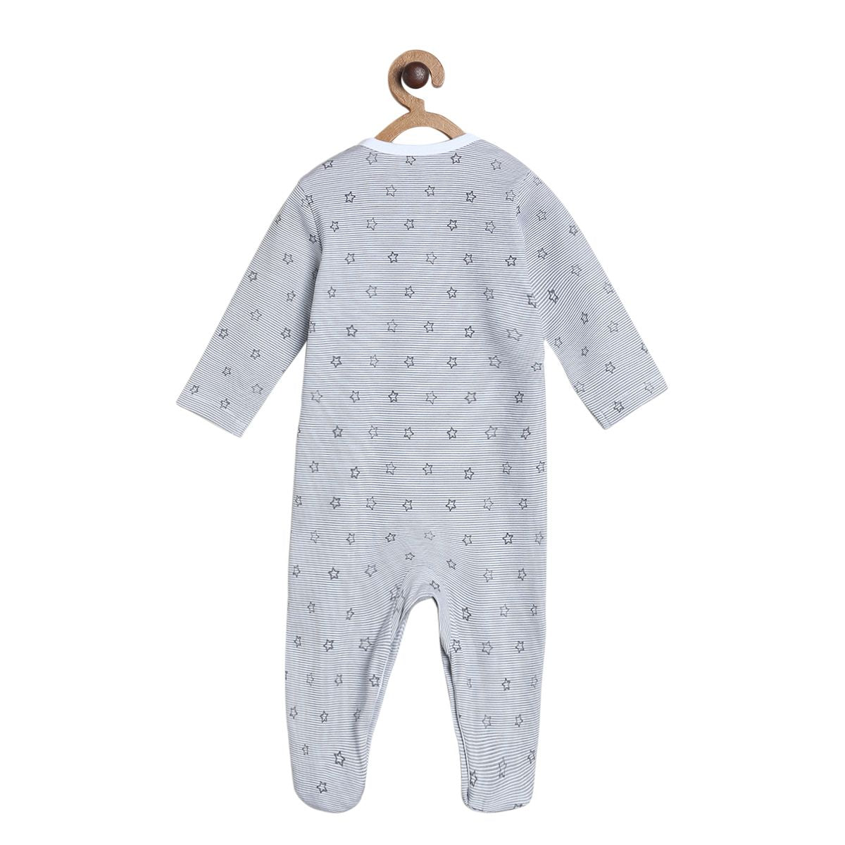 Boys Grey Pack Of 1 Sleep Suit