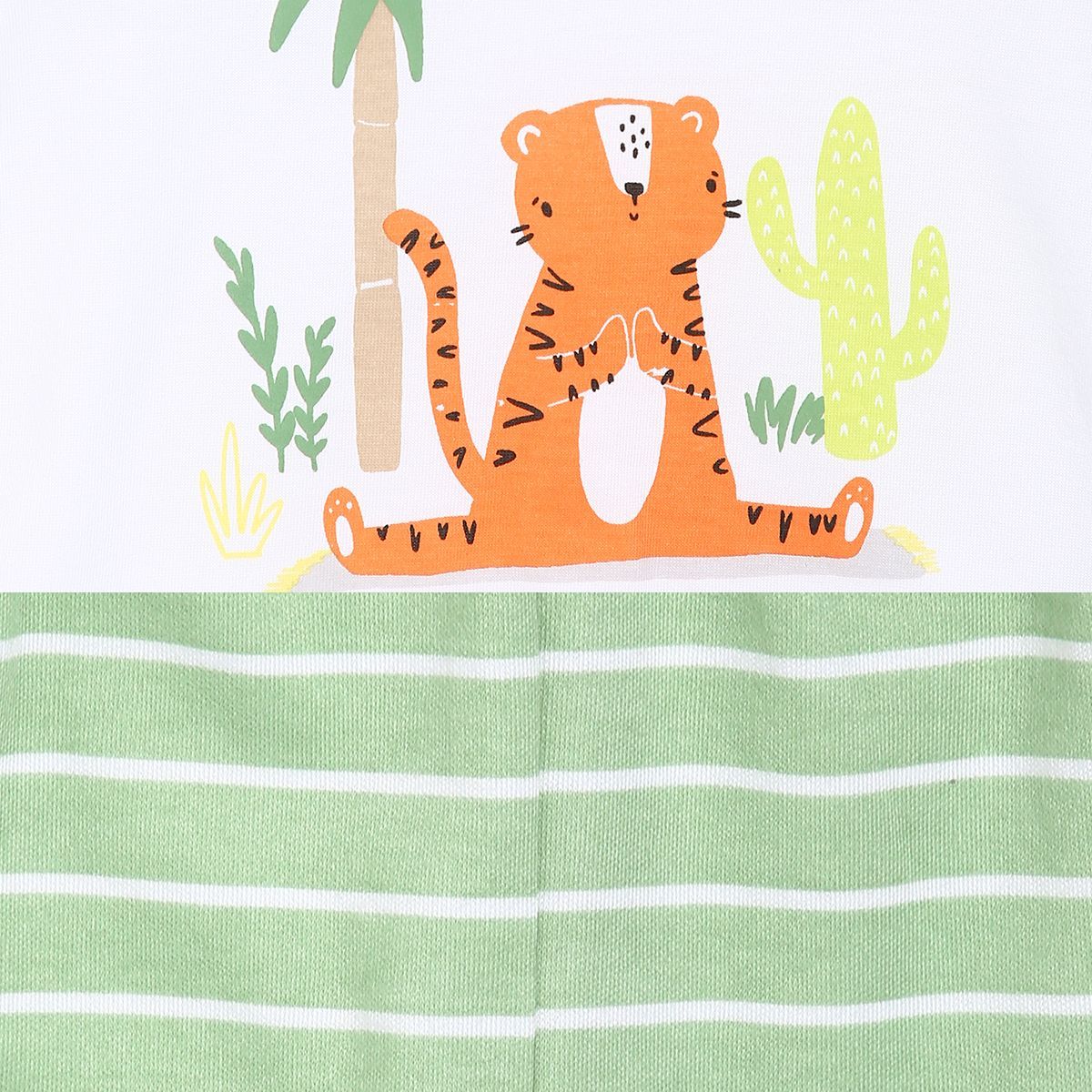 Boys Green T-Shirt and Knit Bottom