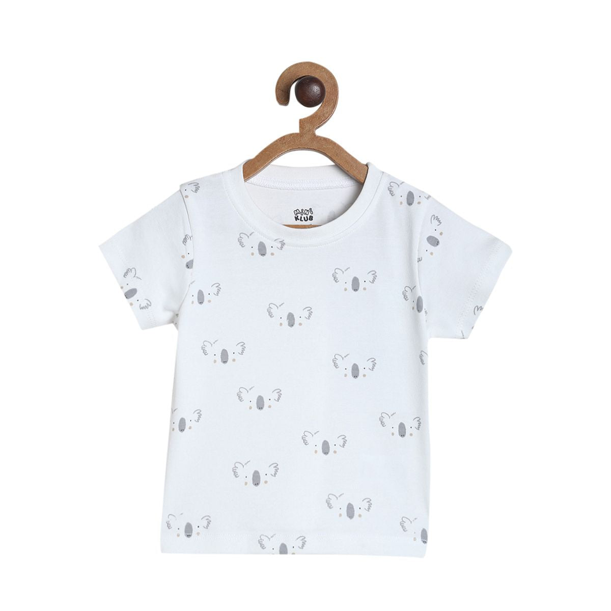 Boys Grey Pack Of 2 T-Shirt And Bottom