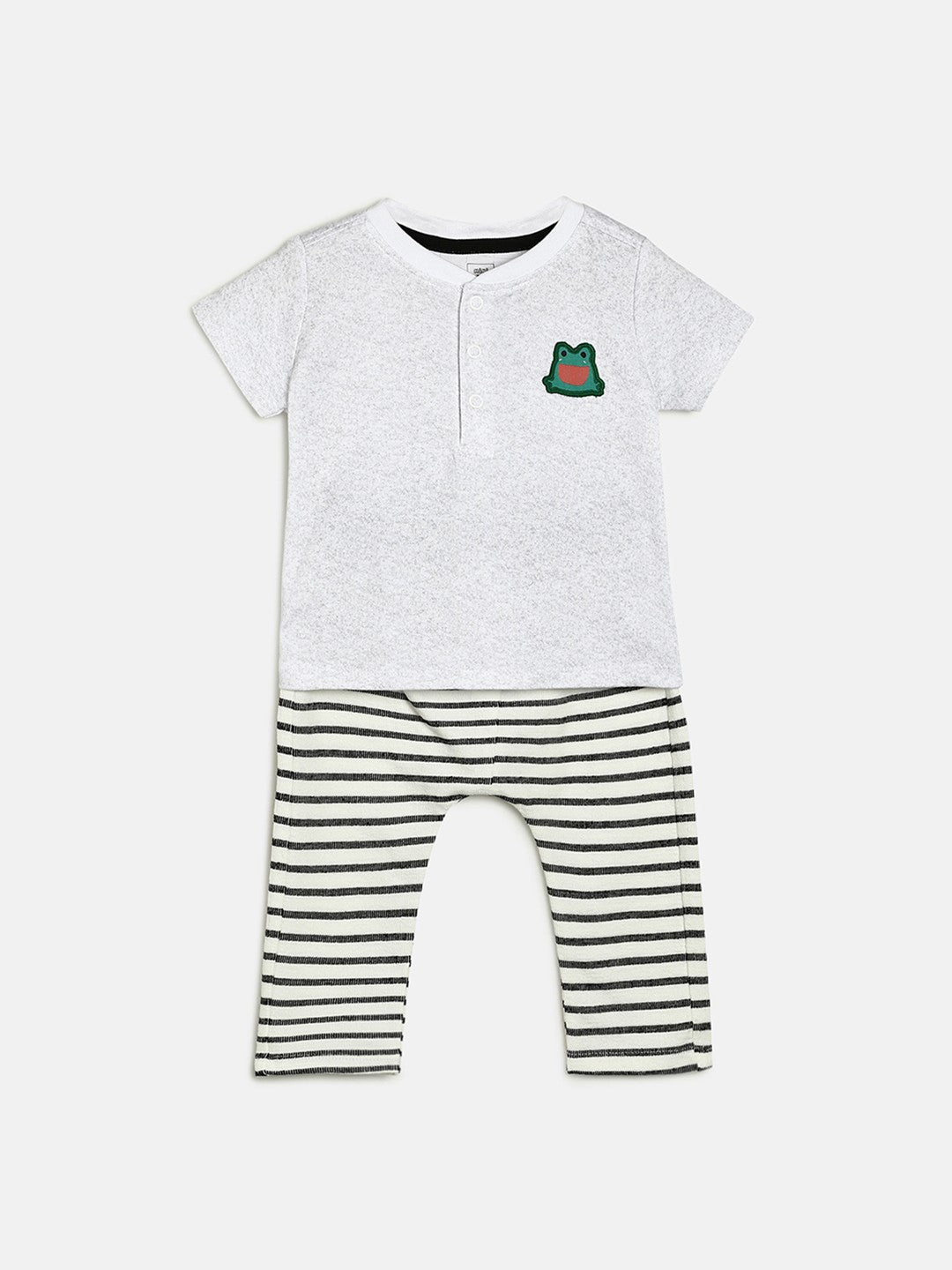 Boys Grey T-Shirt and Knit Bottom