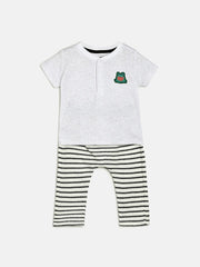 Boys Grey T-Shirt and Knit Bottom