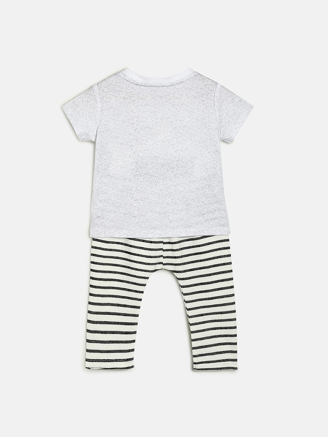 Boys Grey T-Shirt and Knit Bottom