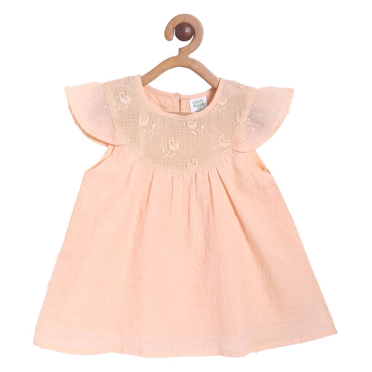 Girls Peach Pack Of 2 Dress