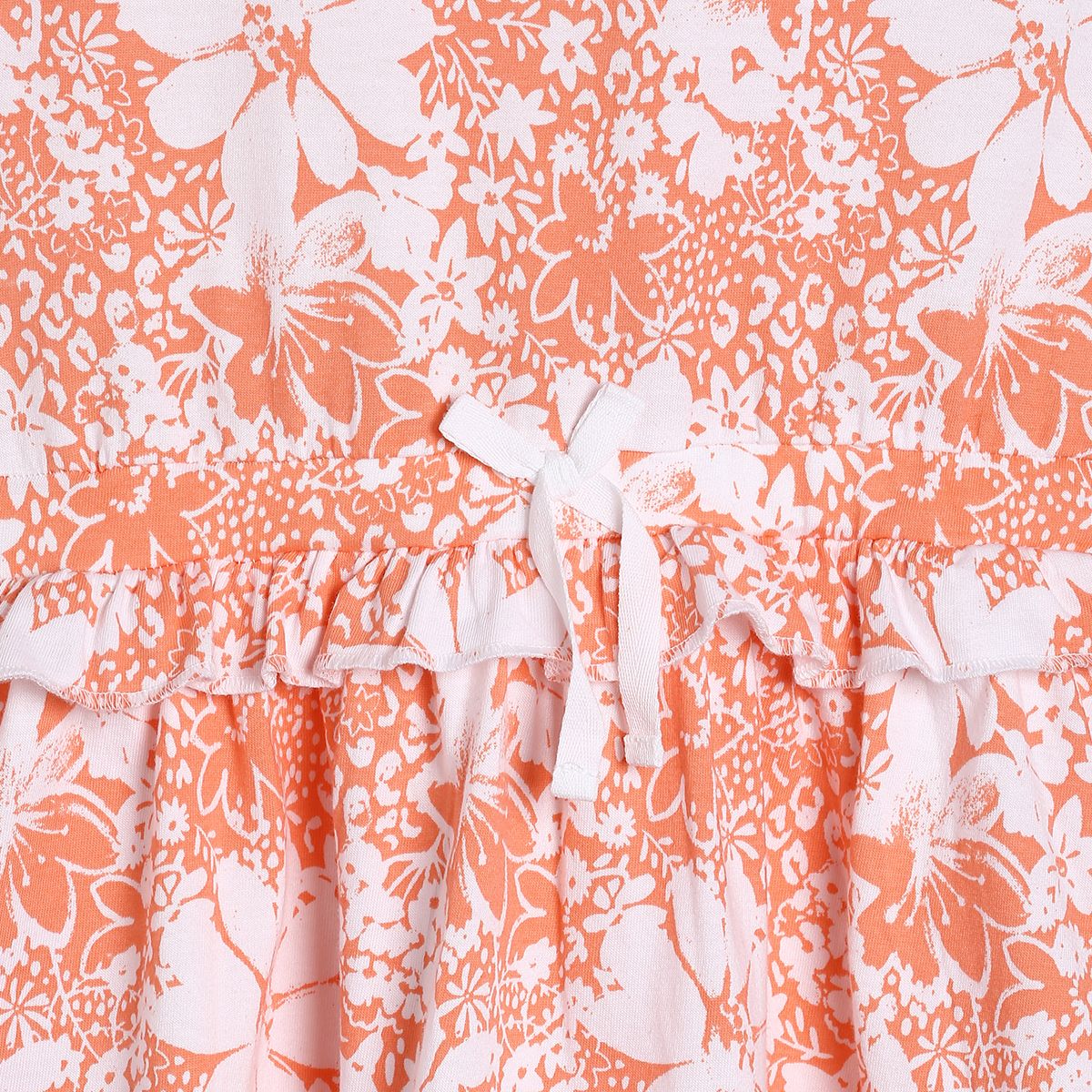 Girls White Pack Of 1 Dress