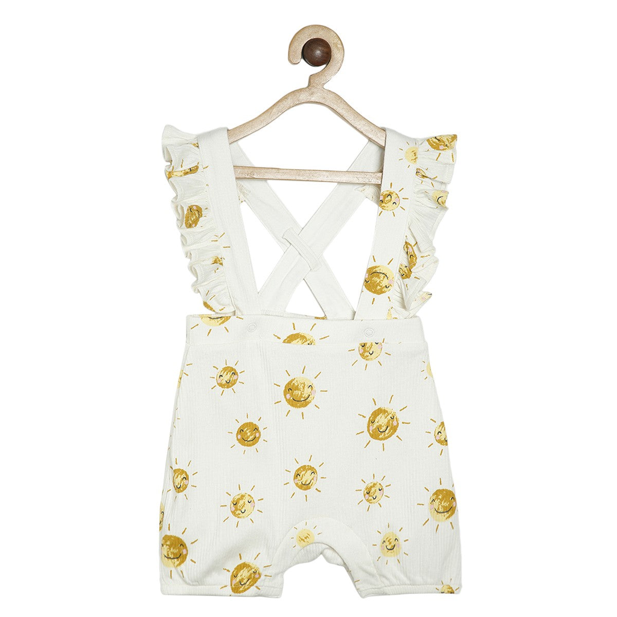 Girls Multi Dungaree Set