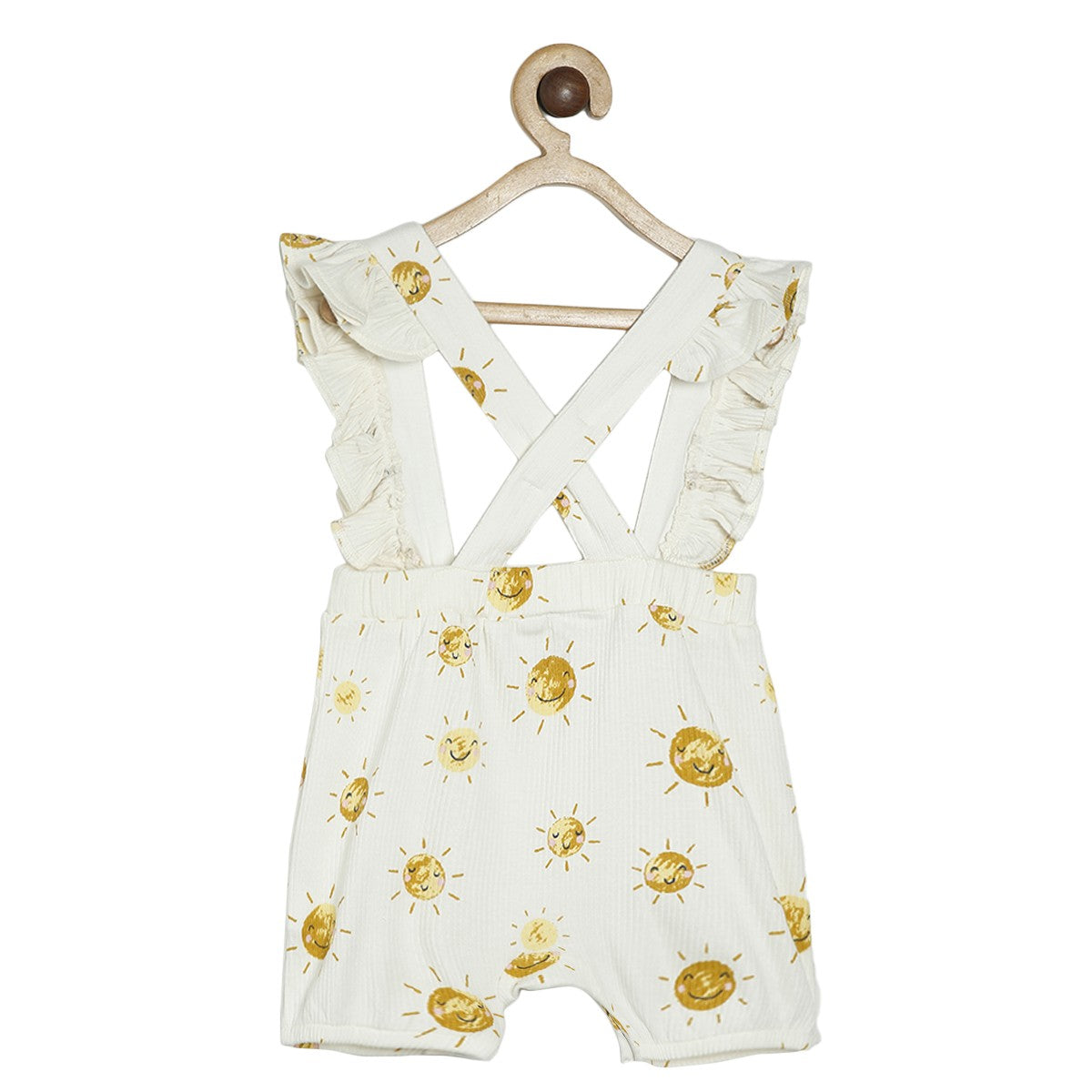 Girls Multi Dungaree Set
