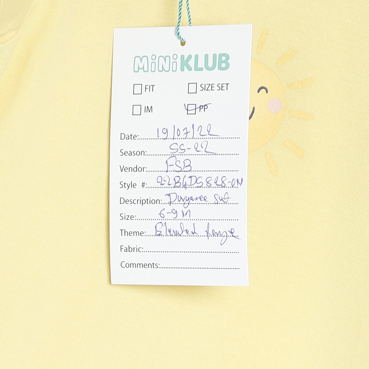 Girls Multi Dungaree Set