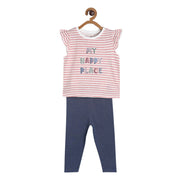 Girls Multicolor Pack Of 2 Top And Legging
