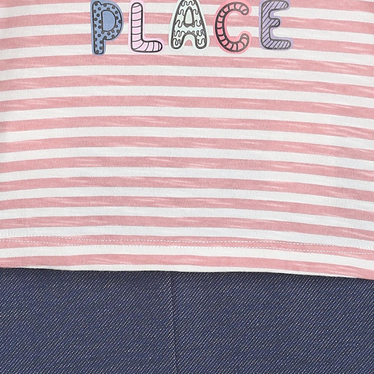 Girls Multicolor Pack Of 2 Top And Legging