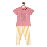 Girls Multicolor Pack Of 2 Top And Legging