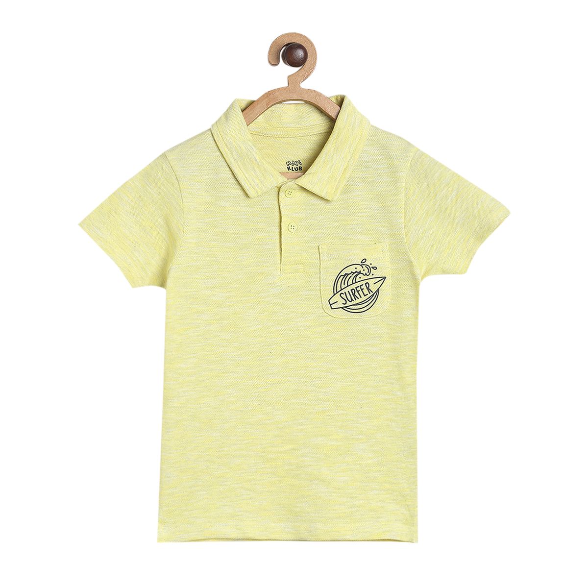 Boys Yellow Pack Of 1 Polo