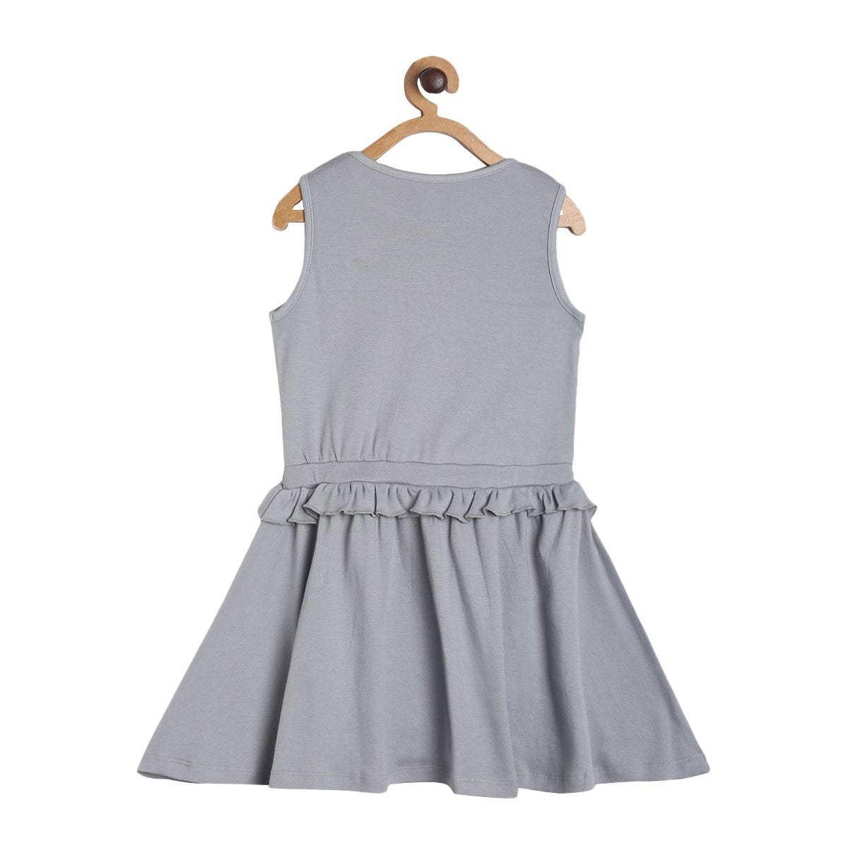 Girls Grey Pack Of 1 Dress