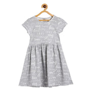 Girls Grey Pack Of 1 Dress