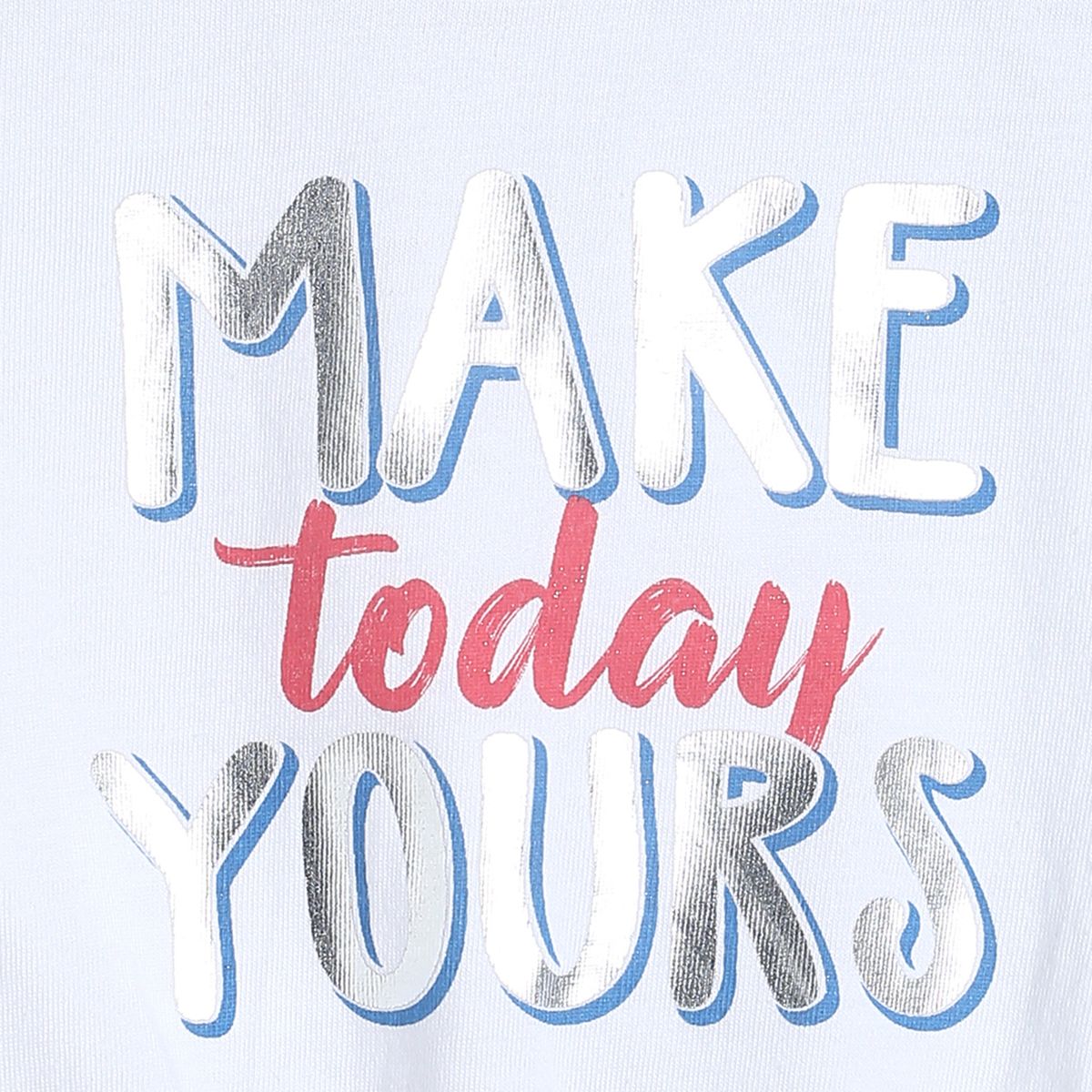 Girls White Knit Top