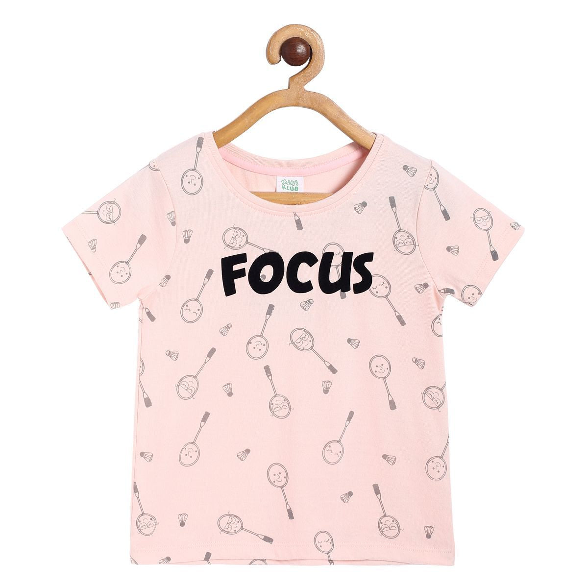 Girls Peach Knit Top