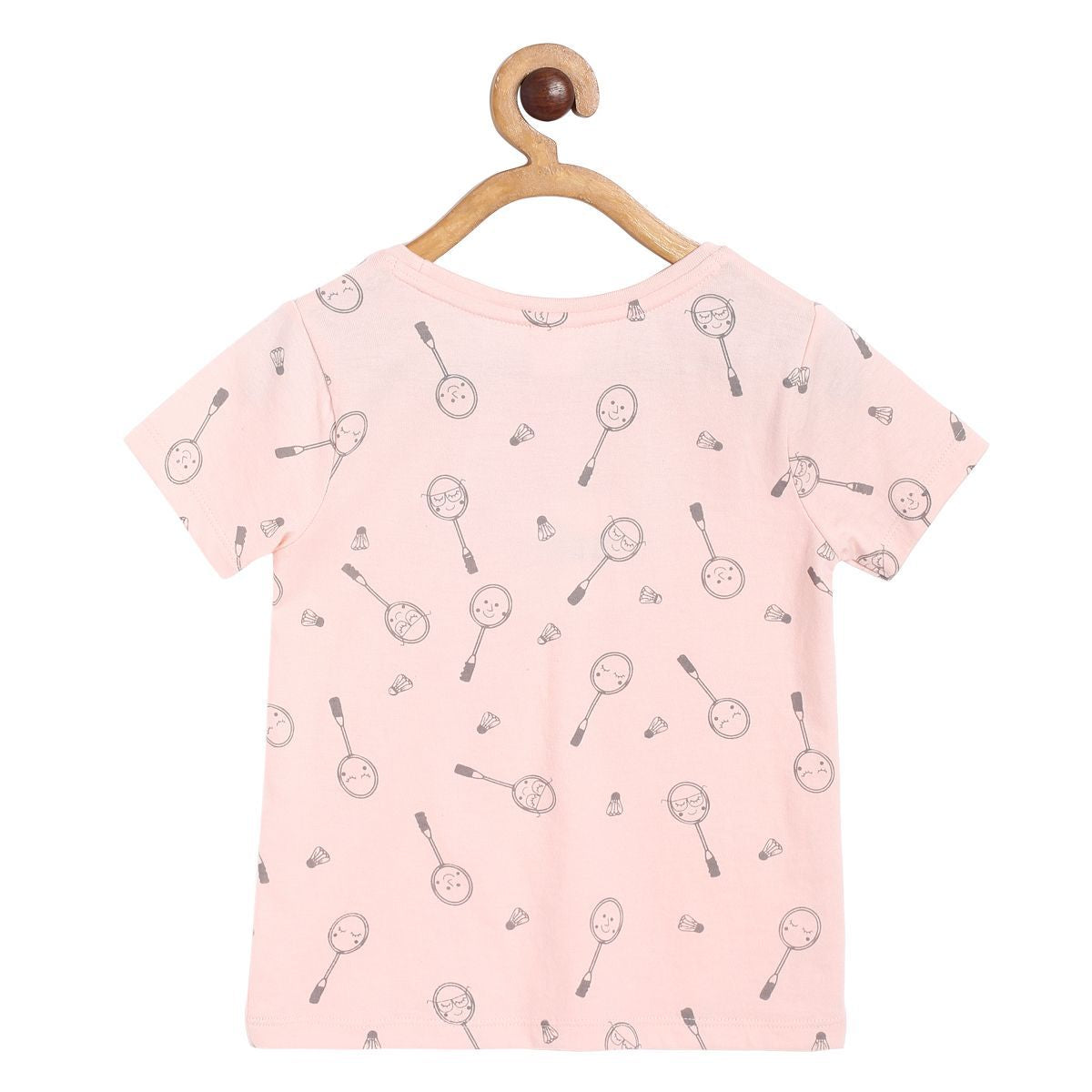 Girls Peach Knit Top