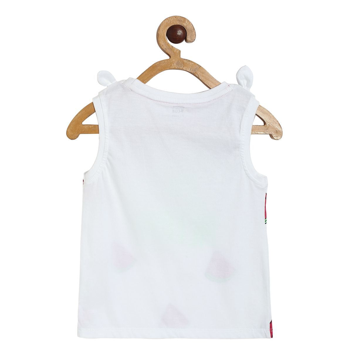 Girls White Knit Top