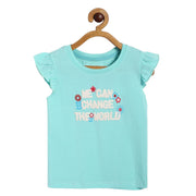 Girls Blue Pack Of 1 Knit Top