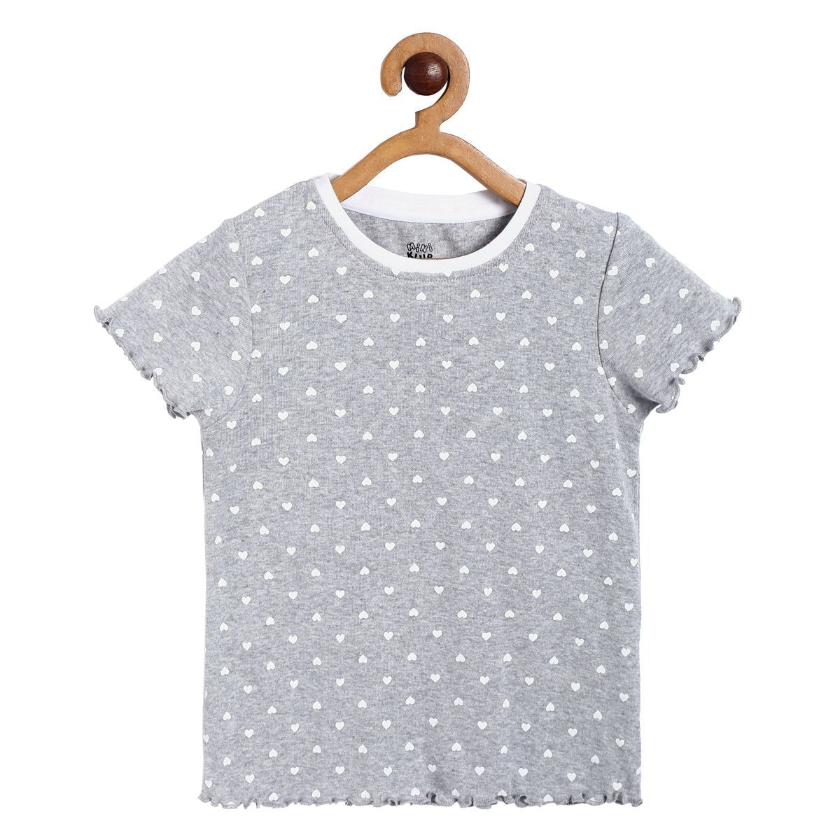 Girls Grey Pack Of 1 Knit Top