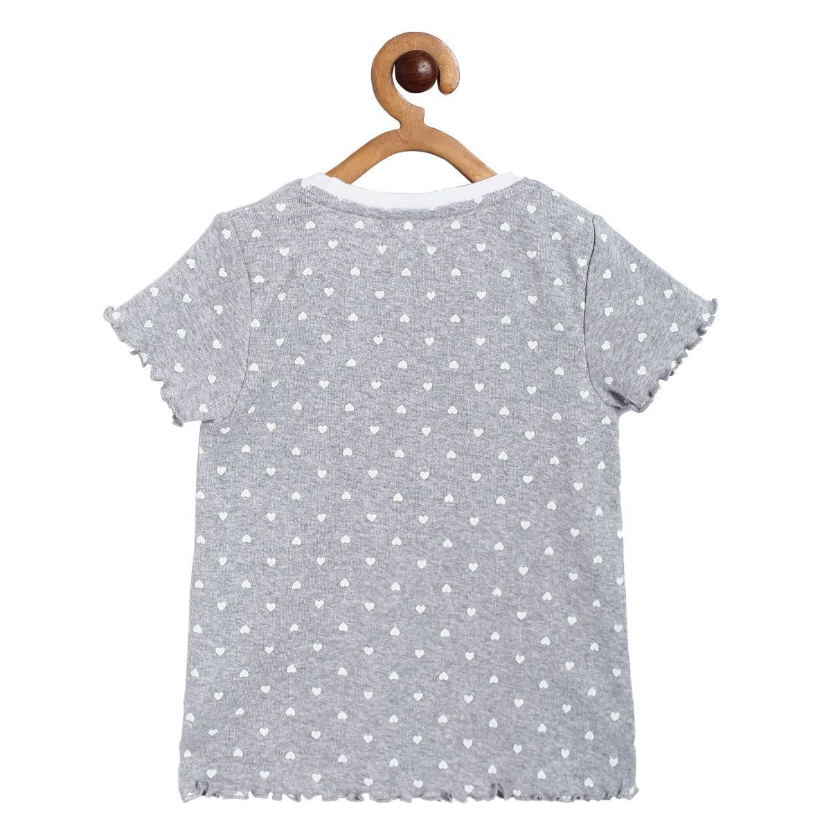 Girls Grey Pack Of 1 Knit Top