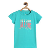 Girls Teal Pack Of 1 Knit Top
